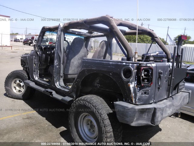 1J4GA39198L619676 - 2008 JEEP WRANGLER UNLIMITE X BLACK photo 3