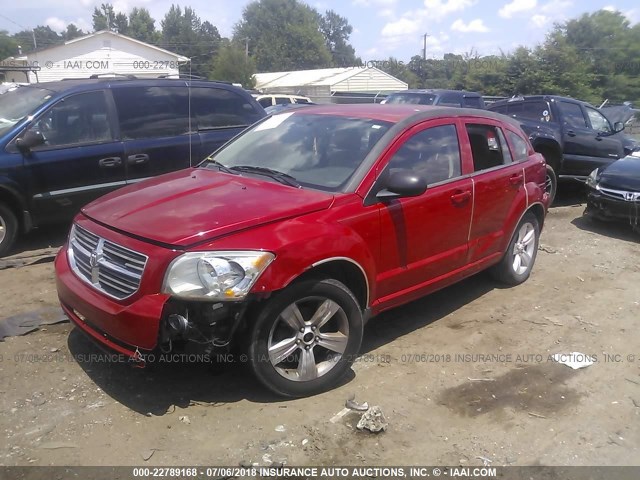 1C3CDWDA2CD534366 - 2012 DODGE CALIBER SXT 红色 照片 2