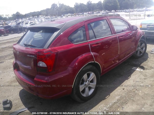 1C3CDWDA2CD534366 - 2012 DODGE CALIBER SXT 红色 照片 4