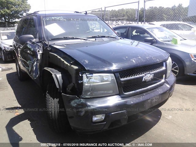 1GNDT33S892108236 - 2009 CHEVROLET TRAILBLAZER LT BLACK photo 6