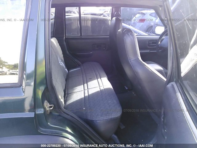 1J4FT68S1XL528935 - 1999 JEEP CHEROKEE SPORT/CLASSIC მწვანე ფოტო 8