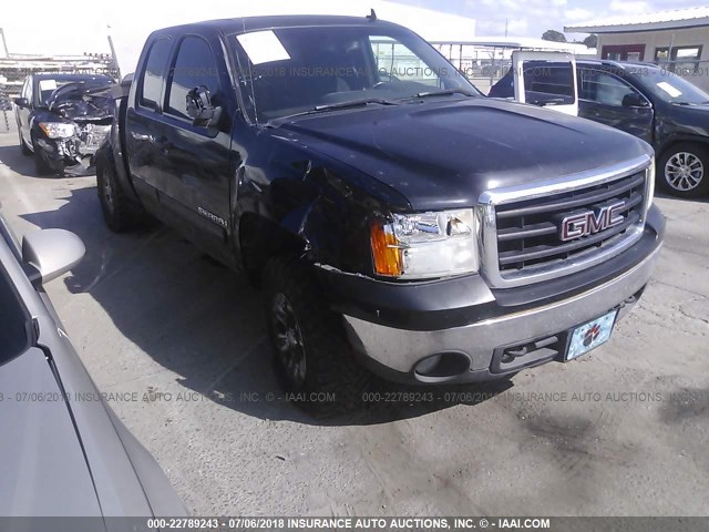 2GTEK19J181239557 - 2008 GMC SIERRA K1500 BLACK photo 1