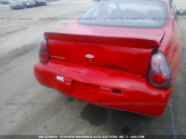 2G1WW12E7Y9383548 - 2000 CHEVROLET MONTE CARLO LS RED photo 6
