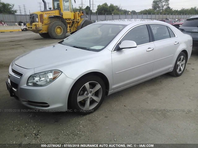 1G1ZC5E07CF308393 - 2012 CHEVROLET MALIBU 1LT 银色 照片 2