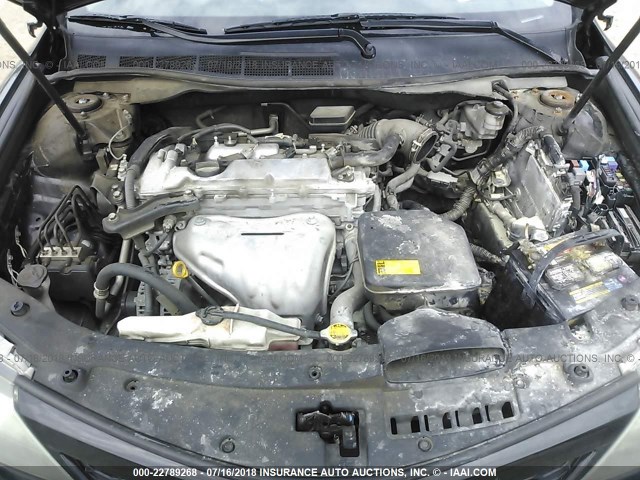 4T1BF1FK2CU066581 - 2012 TOYOTA CAMRY SE/LE/XLE 黑色 照片 10