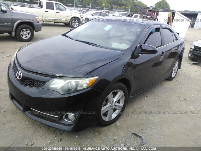 4T1BF1FK2CU066581 - 2012 TOYOTA CAMRY SE/LE/XLE 黑色 照片 2