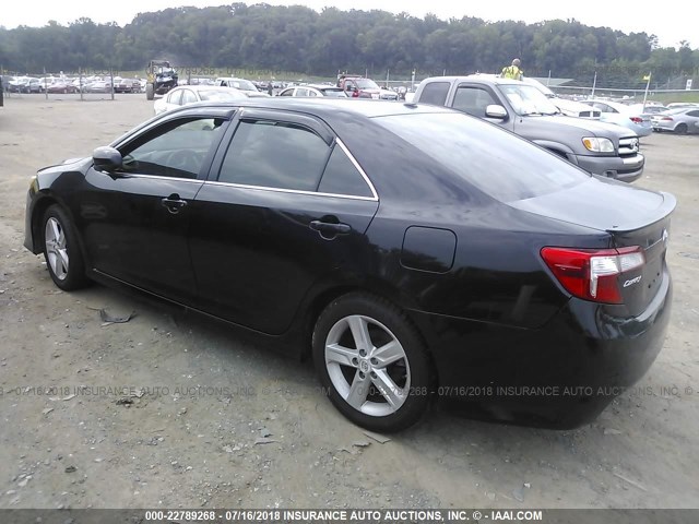 4T1BF1FK2CU066581 - 2012 TOYOTA CAMRY SE/LE/XLE 黑色 照片 3