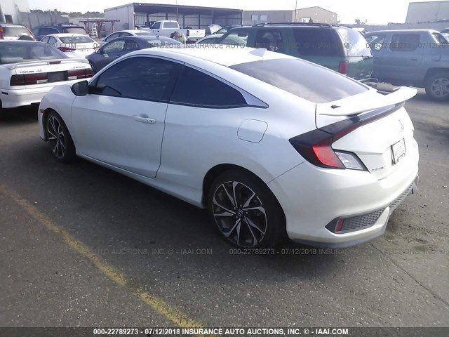 2HGFC3A51JH753614 - 2018 HONDA CIVIC SI WHITE photo 3