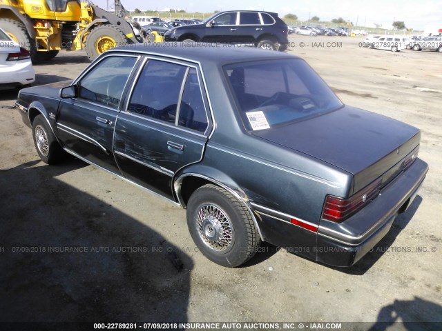 1G4JS69P5GK481732 - 1986 BUICK SKYHAWK CUSTOM BLUE photo 3