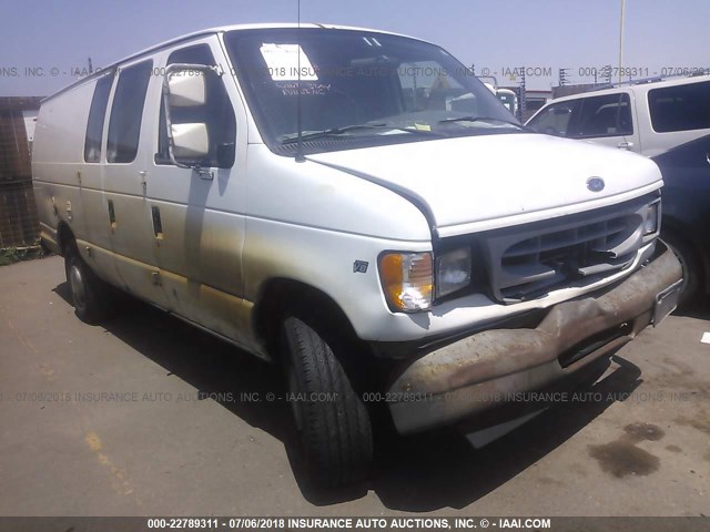 1FTSS34L32HA37279 - 2002 FORD ECONOLINE E350 SUPER DUTY VAN WHITE photo 1