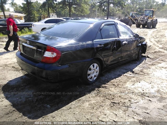 4T1BE32K73U177888 - 2003 TOYOTA CAMRY LE/XLE/SE 黑色 照片 4