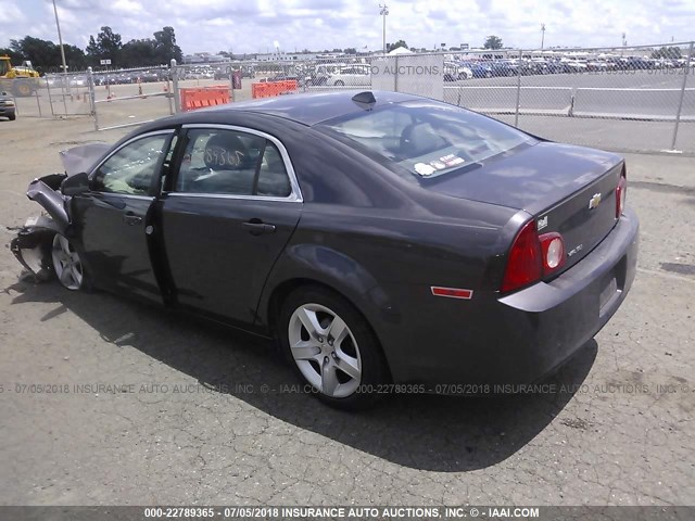 1G1ZB5E05CF267314 - 2012 CHEVROLET MALIBU LS GRAY photo 3