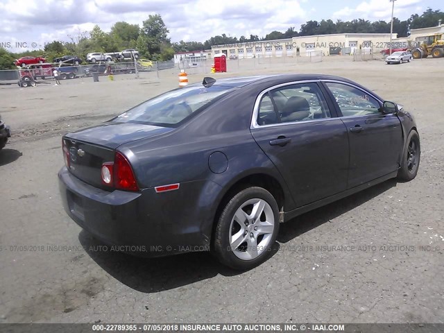 1G1ZB5E05CF267314 - 2012 CHEVROLET MALIBU LS GRAY photo 4