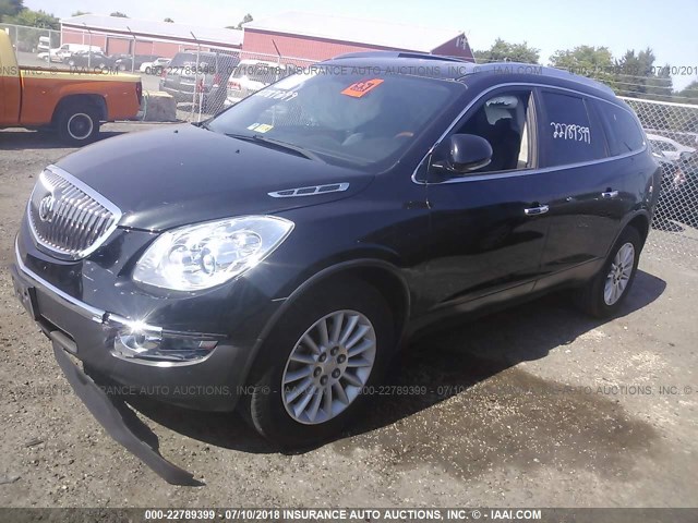 5GAKVBED1BJ193971 - 2011 BUICK ENCLAVE CXL 黑色 照片 2