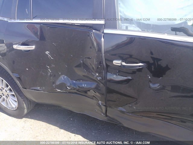 5GAKVBED1BJ193971 - 2011 BUICK ENCLAVE CXL 黑色 照片 6