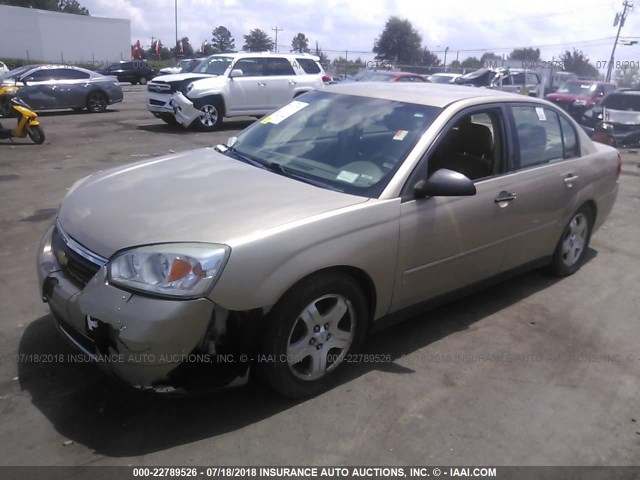 1G1ZS57F37F266220 - 2007 CHEVROLET MALIBU LS GOLD photo 2