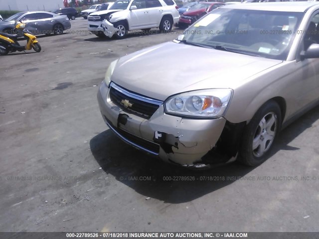 1G1ZS57F37F266220 - 2007 CHEVROLET MALIBU LS GOLD photo 6