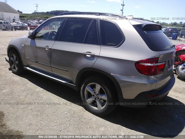 5UXFE43569L038286 - 2009 BMW X5 XDRIVE30I GOLD photo 3