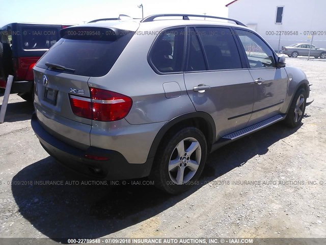 5UXFE43569L038286 - 2009 BMW X5 XDRIVE30I GOLD photo 4