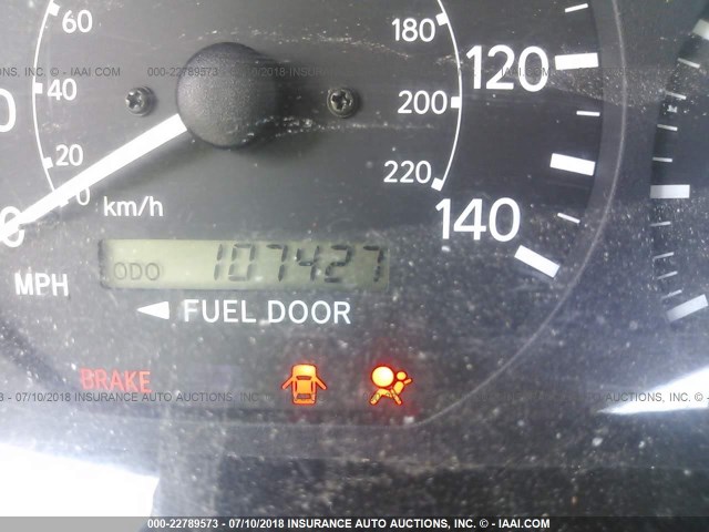 4T1BF22K11U959494 - 2001 TOYOTA CAMRY LE/XLE GOLD photo 7