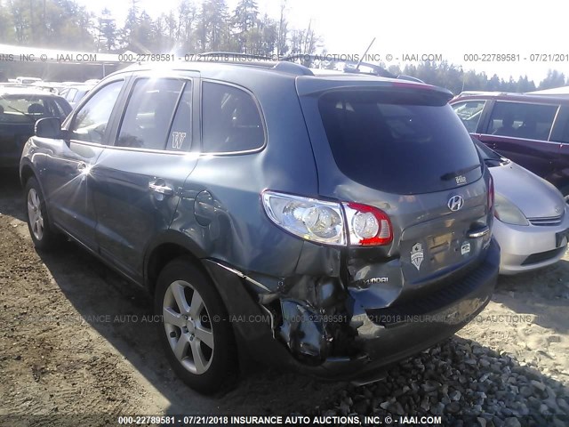 5NMSH73E59H267259 - 2009 HYUNDAI SANTA FE SE/LIMITED GRAY photo 6