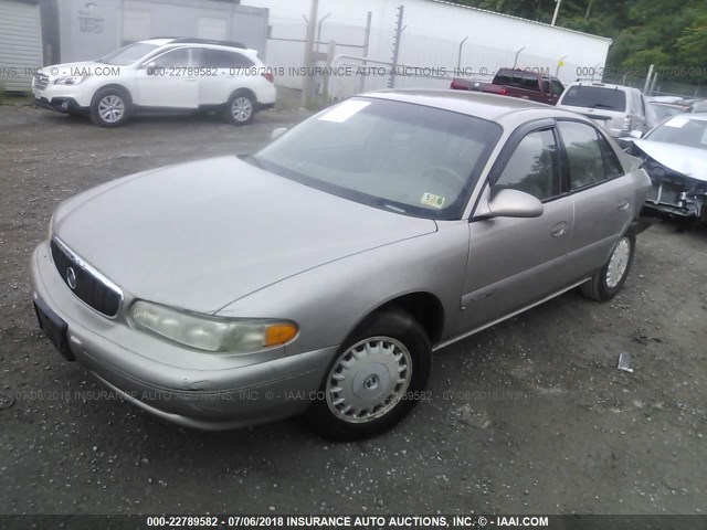 2G4WY55J711152974 - 2001 BUICK CENTURY LIMITED Champagne photo 2