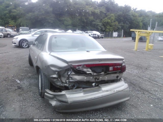 2G4WY55J711152974 - 2001 BUICK CENTURY LIMITED Champagne photo 6