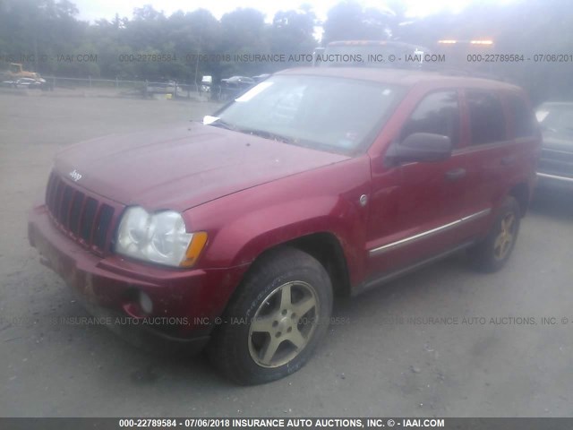1J4HR48N35C690777 - 2005 JEEP GRAND CHEROKEE LAREDO/COLUMBIA/FREEDOM 红色 照片 2