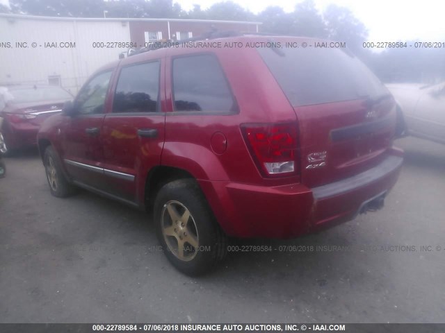 1J4HR48N35C690777 - 2005 JEEP GRAND CHEROKEE LAREDO/COLUMBIA/FREEDOM 红色 照片 3