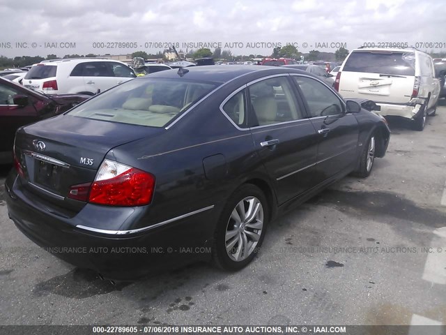 JN1CY0AP4AM910202 - 2010 INFINITI M35 SPORT GRAY photo 4