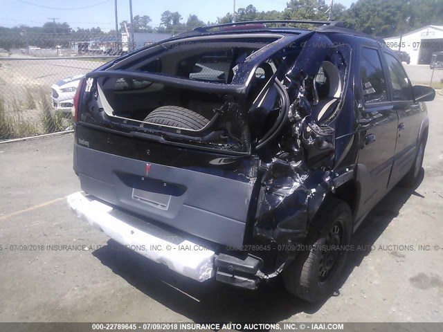 3G7DA03E31S511636 - 2001 PONTIAC AZTEK BLACK photo 6