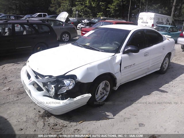 1G2NE52F82C174510 - 2002 PONTIAC GRAND AM SE WHITE photo 2