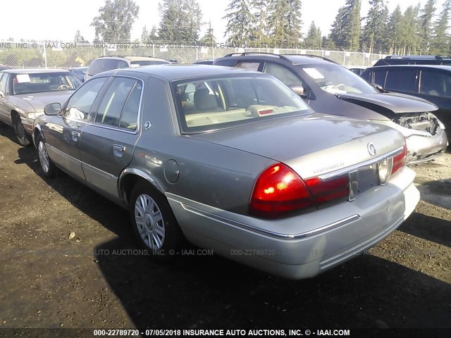 2MEFM74W14X644117 - 2004 MERCURY GRAND MARQUIS GS GRAY photo 3