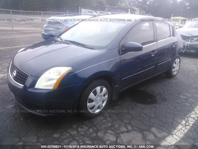 3N1AB61E58L730189 - 2008 NISSAN SENTRA 2.0/2.0S/2.0SL BLUE photo 2