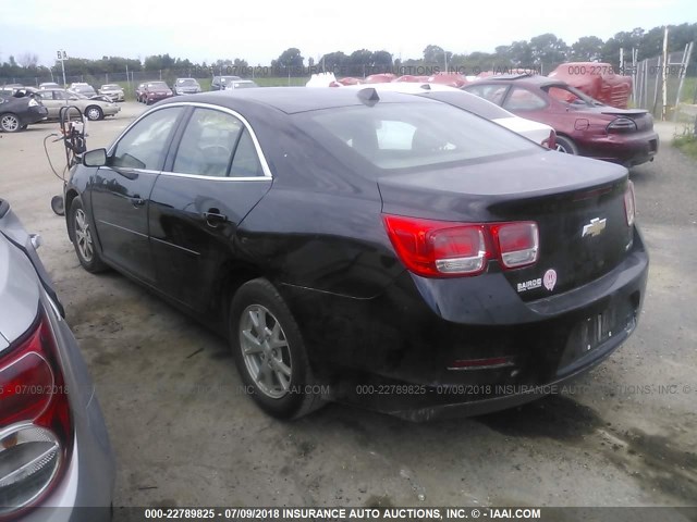 1G11A5SAXDU145008 - 2013 CHEVROLET MALIBU LS BLACK photo 3