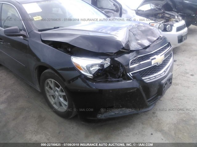 1G11A5SAXDU145008 - 2013 CHEVROLET MALIBU LS BLACK photo 6