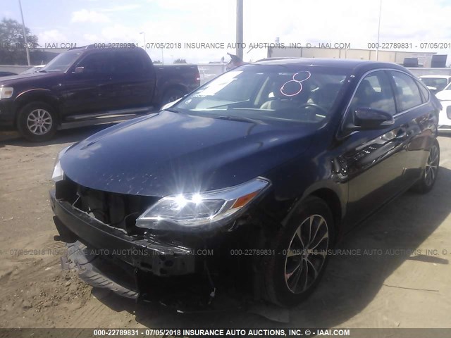 4T1BK1EB8GU197176 - 2016 TOYOTA AVALON XLE PLUS/PREMIUM/TOUR/LTD BLACK photo 2