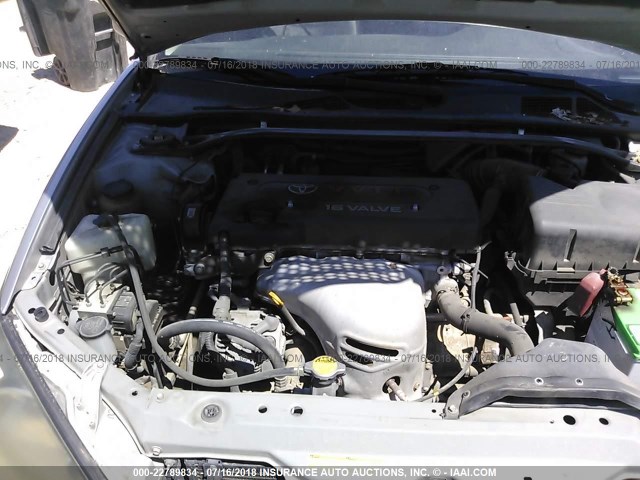 4T1BE32K12U594552 - 2002 TOYOTA CAMRY LE/XLE/SE 银色 照片 10