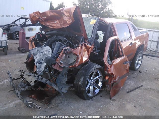 3GNEC12057G100057 - 2007 CHEVROLET AVALANCHE C1500 ORANGE photo 2