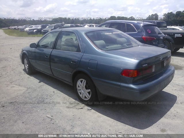 4T1BG22K11U812783 - 2001 TOYOTA CAMRY CE/LE/XLE 绿色 照片 3