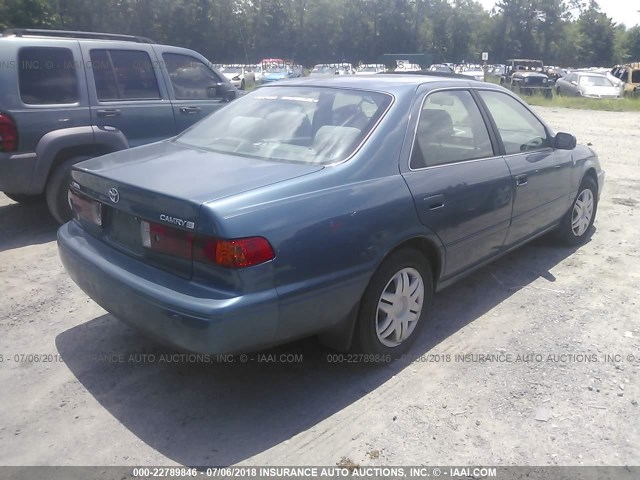 4T1BG22K11U812783 - 2001 TOYOTA CAMRY CE/LE/XLE 绿色 照片 4