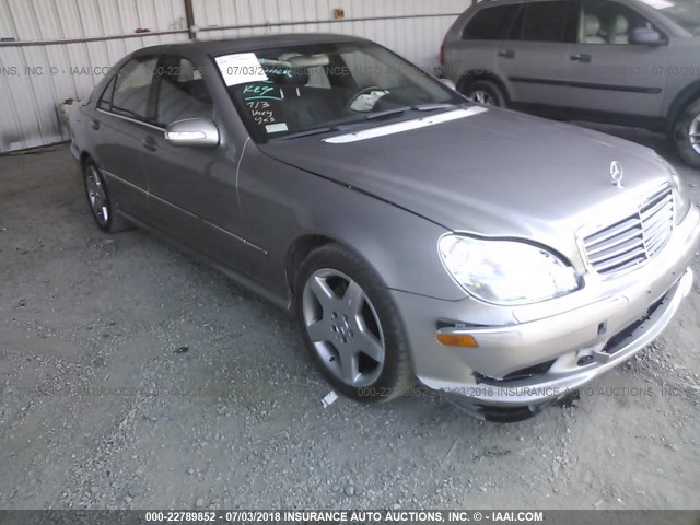 WDBNG70J53A374121 - 2003 MERCEDES-BENZ S 430 BEIGE photo 1