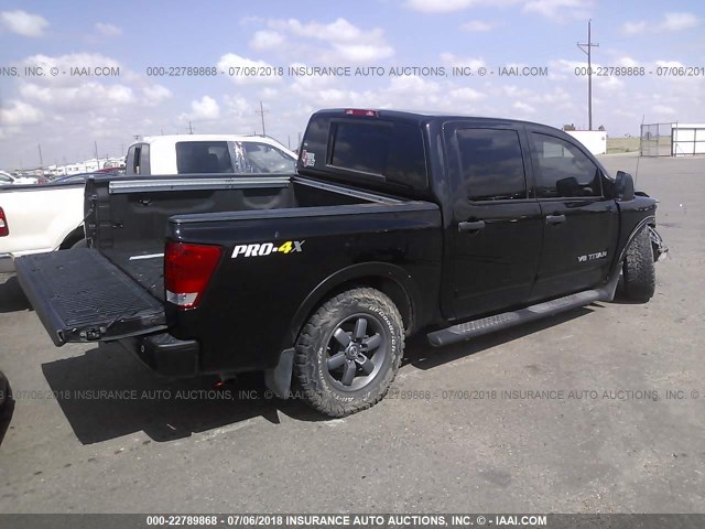 1N6BA0EC8DN314199 - 2013 NISSAN TITAN S/SV/SL/PRO-4X BLACK photo 4