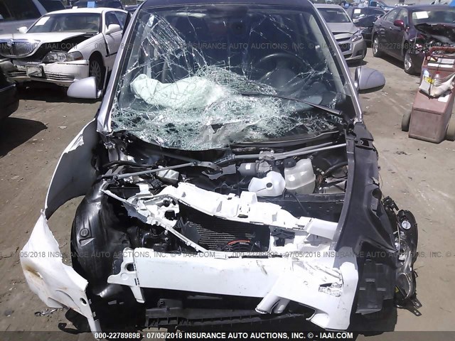 WMEEJ3BA0CK576224 - 2012 SMART FORTWO PURE/PASSION WHITE photo 10