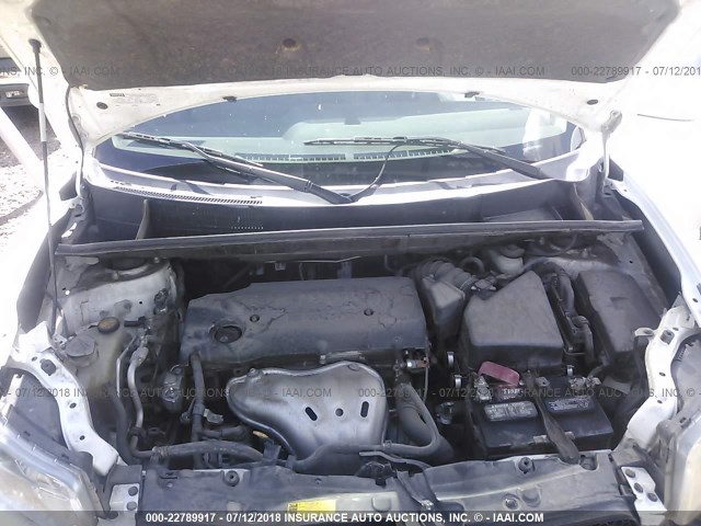 JTLZE4FE8CJ010717 - 2012 TOYOTA SCION XB Ақ фото 10