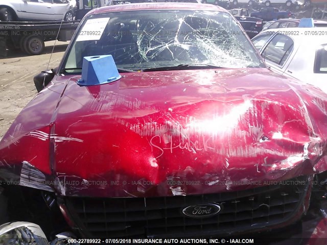 1FMZU63K63UA02761 - 2003 FORD EXPLORER XLT/XLT SPORT/NBX 红色 照片 10