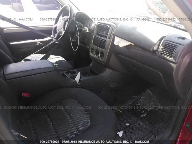 1FMZU63K63UA02761 - 2003 FORD EXPLORER XLT/XLT SPORT/NBX 红色 照片 5