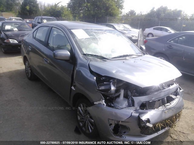 ML32F3FJ6JHF00441 - 2018 MITSUBISHI MIRAGE G4 ES Серебристый фото 1