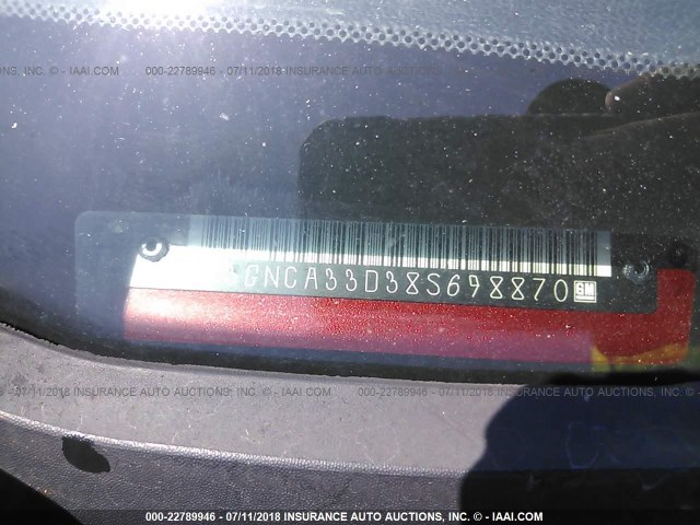 3GNCA33D38S698870 - 2008 CHEVROLET HHR LS Qara foto 9