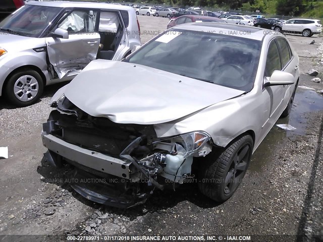 1G1ZC5E13BF154692 - 2011 CHEVROLET MALIBU 1LT 金色 照片 2